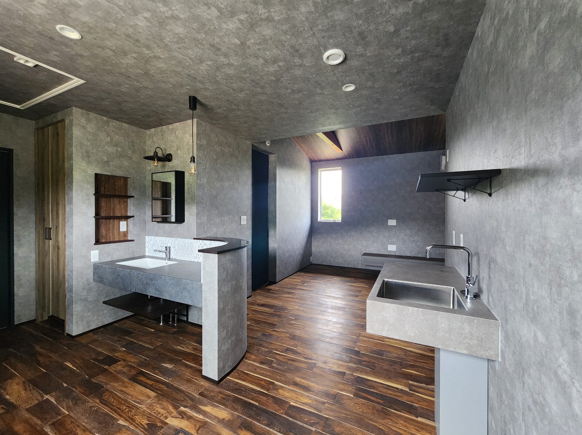 ２Ｆ：ＬＤＫ・洗面化粧台