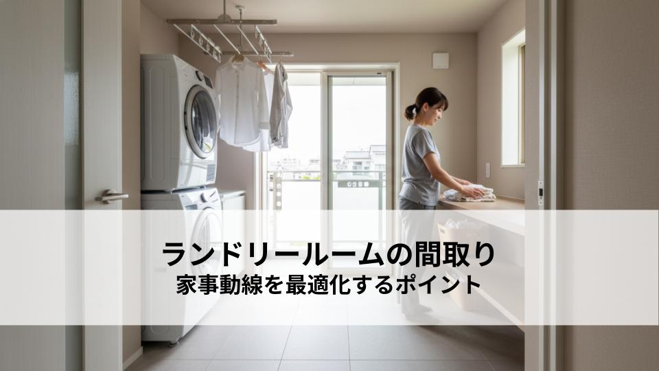 ランドリールームの間取りで家事動線を最適化するポイントとは？