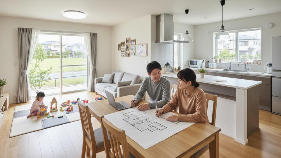 共働き夫婦の家づくりで間取りはどう決める？将来の変化に対応するポイント