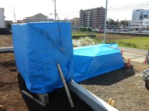 プレカット材1回目搬入しました