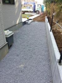 目立つアクセント門壁ができそうです