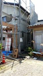 建て方開始です（つくば市O様邸）