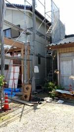 建て方開始です(つくば市O様邸)