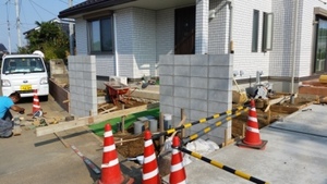 アクセント壁下地造り完了しました(M様邸)