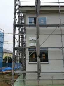 パワコン設置完了(土浦市S様邸新築工事)