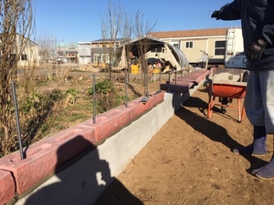 つくば市 ブロック積み