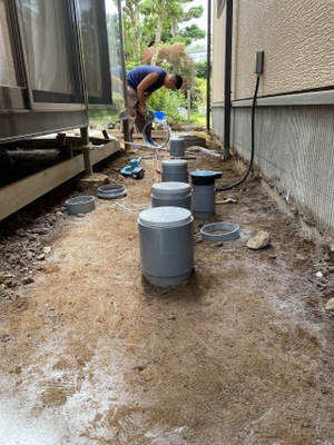 砕石敷き均し完了しました!