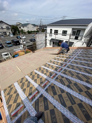 のぼり屋根施工