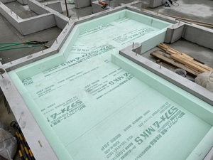 つくば市I様邸 新築工事 外構工事 玄関ポーチ部生コン打設をおこないました