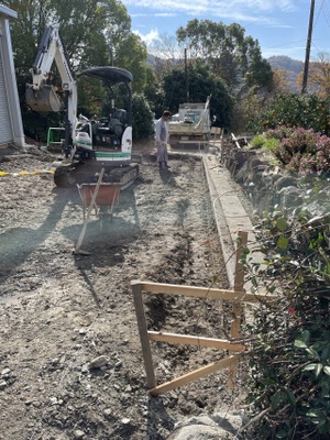 つくば市K様邸 外構工事 ベースコン打設をおこないました