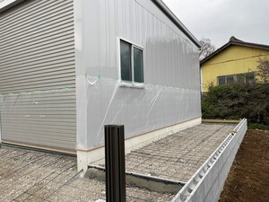 つくば市K様邸 外構工事 ワイヤーメッシュ敷きをおこないました