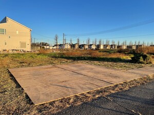 つくば市A様邸 新築工事 鉄板敷きをおこないました